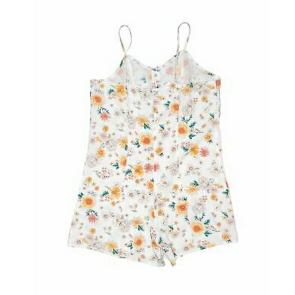 FINAL SALE 🆕🌿NORDSTROM GIRLS FLORAL ROMPER🌿 - Picture 4 of 6